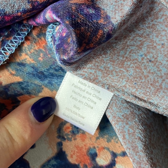 Piperlime Collection Silk Drawstring Shirtdress XS - Picture 8 of 11